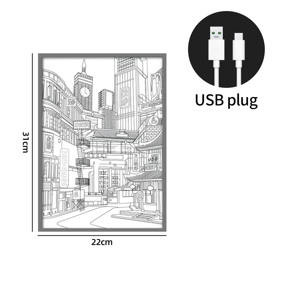 アニメシティ LED ライト (USB プラグ)